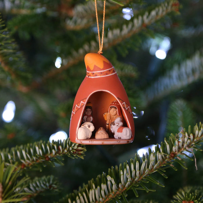 Andean Hat Nativity Ornament 4