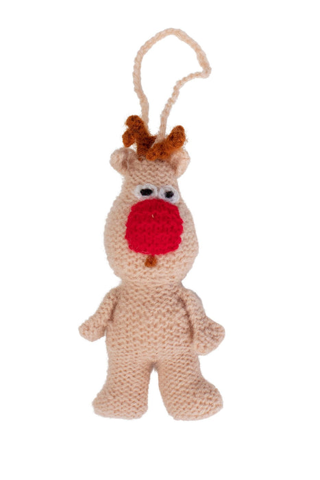 Crochet Rudolph Ornament 1