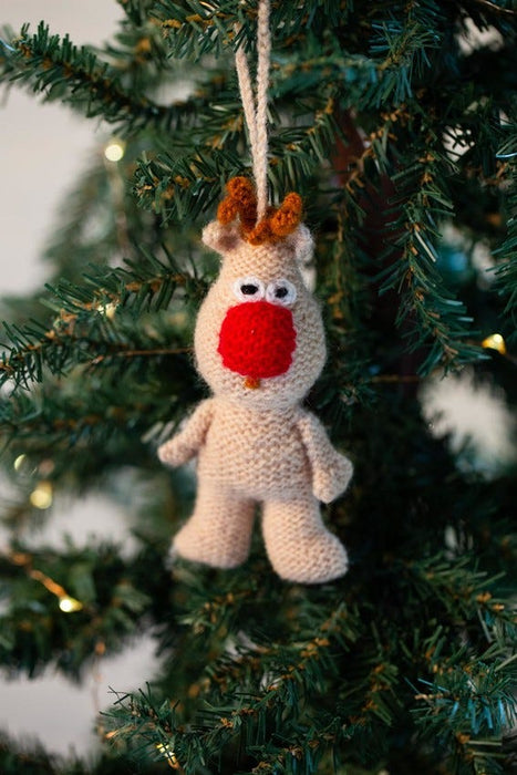 Crochet Rudolph Ornament 2