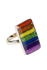 Rainbow Banner Ring