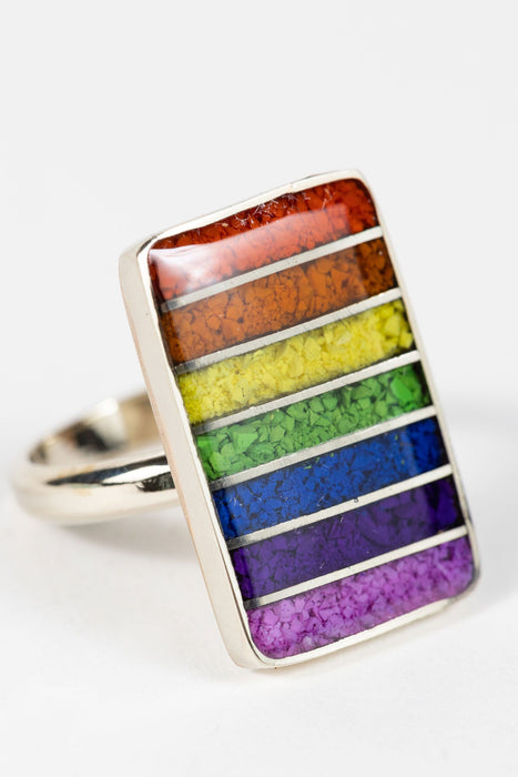 Rainbow Banner Ring 3