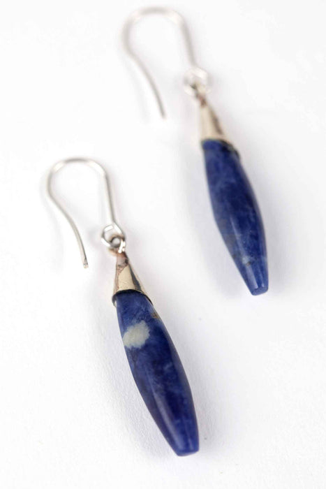 Sodalite Oval Earrings 2