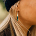 Turquoise Oval Earrings thumbnail 4