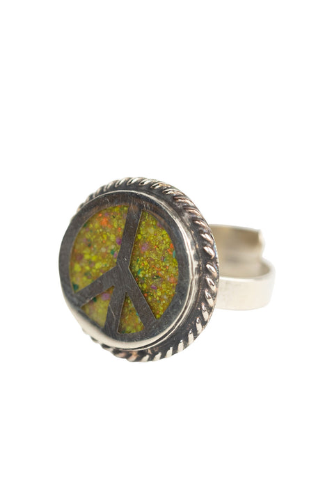 Peruvian Peace Sign Ring 1