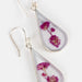 Purple Rain Flower Earrings thumbnail 3