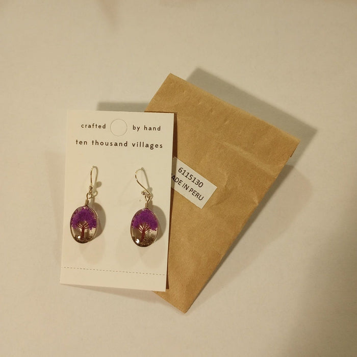 Purple Arbol Earrings 5