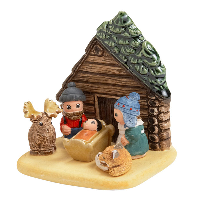 Log Cabin Nativity 2