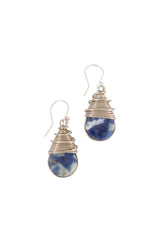 Sodalite Wrap Earrings