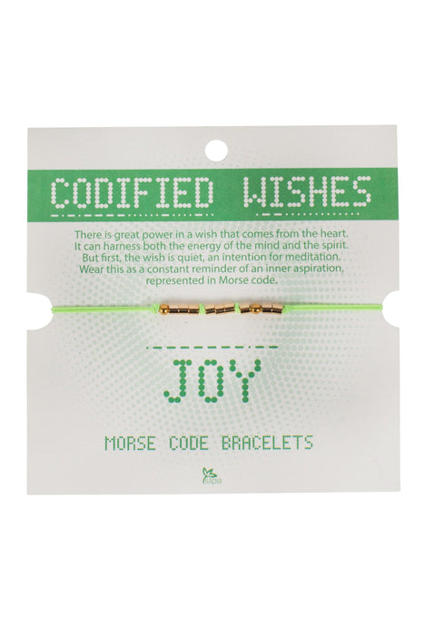 Joy Morse Code Bracelet 1
