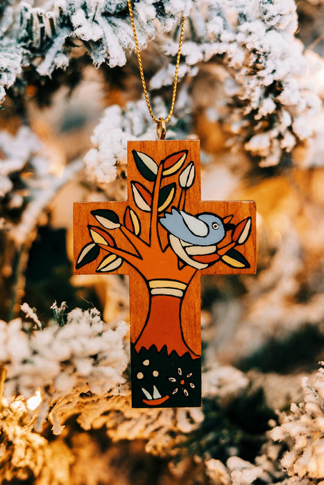 Tree Cross Ornament 3