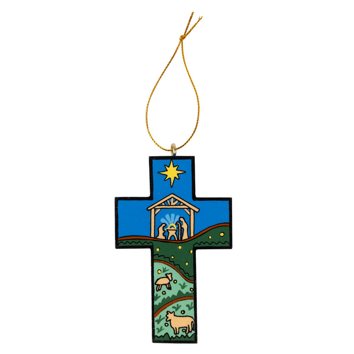 Starry Night Cross Ornament 1