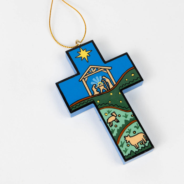 Starry Night Cross Ornament 4