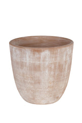 Combed Terracotta Planter 7"