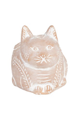 Petite Crouching Cat Planter