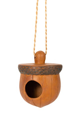 Acorn Terracotta Birdhouse