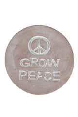 Grow Peace Garden Plaque