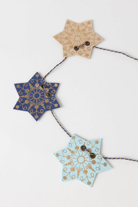 6 Point Star Garland 3