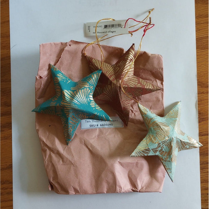 3D Star Ornament Set 6