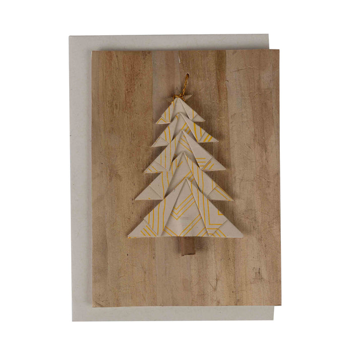 Golden Tree Ornament Card 1