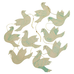 Doves of Peace Paper Garland