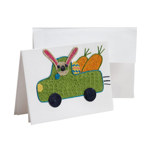 Bunnymobile Greeting Card