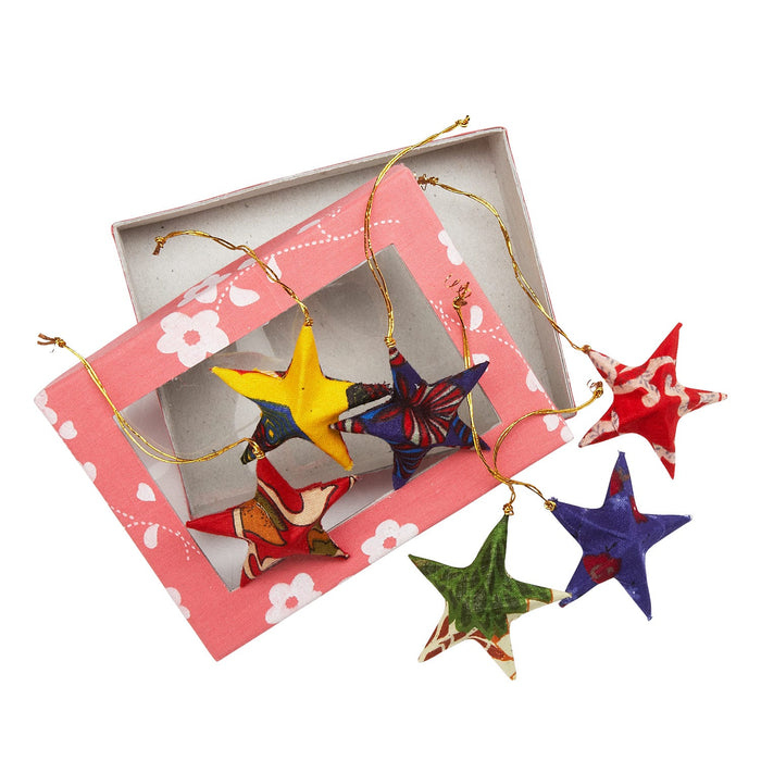 Sari Star Ornament Set 2