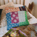 Recycled Sari Square Pillow thumbnail 6
