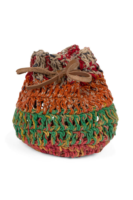 Crocheted Sari Gift Bag 1