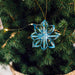 Touch of Gold Star Ornament Blue thumbnail 3