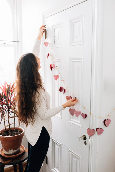 Hanging Hearts Garland 3