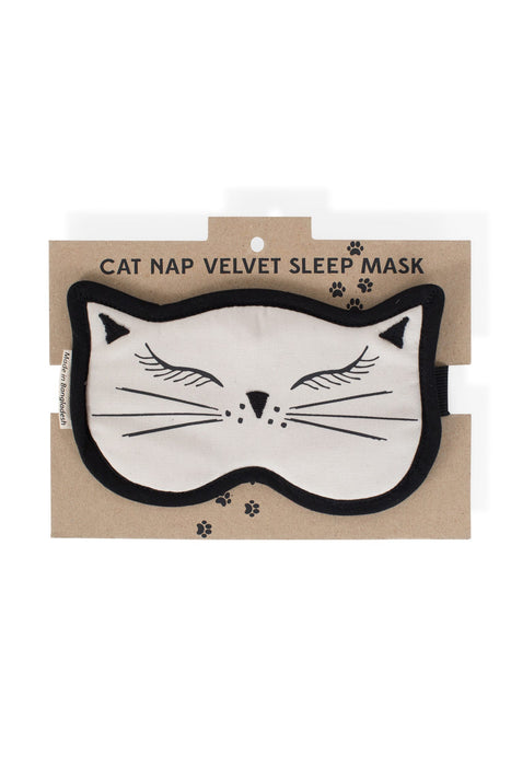 Cat Nap Velvet Sleep Mask 1