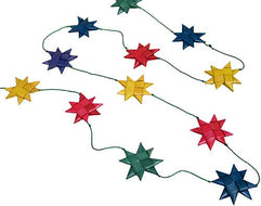 Multicolored Star Garland