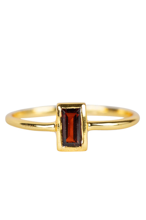 Garnet Gold Ring