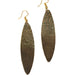 Hammered Oval Earrings thumbnail 1