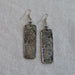 Stamped Metal Earrings thumbnail 1