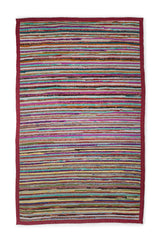 Upcycled Silk Sari Rug