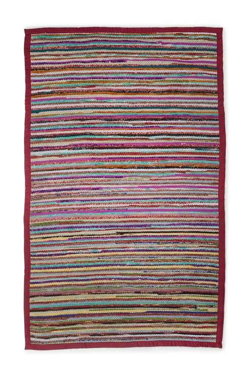 Upcycled Silk Sari Rug