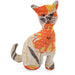 Kantha Stitch Stuffed Cat thumbnail 1