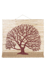 Jute Tree of Life Wall Hanging