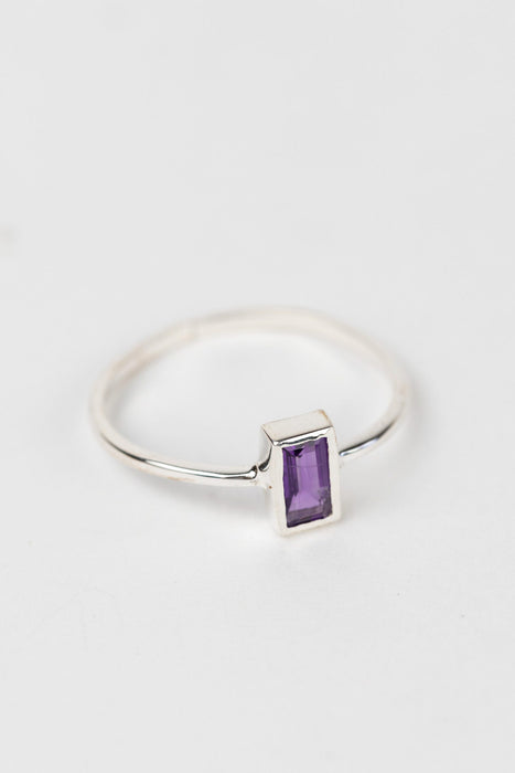 Silver Amethyst Ring 2