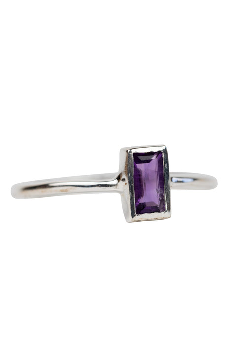 Silver Amethyst Ring 1