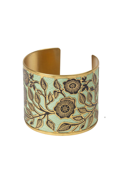 Floral Cuff Bracelet - I 1