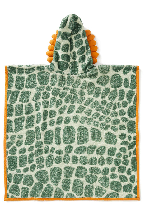 FIERCE CREATURE TOWEL  green/orange, one size 2