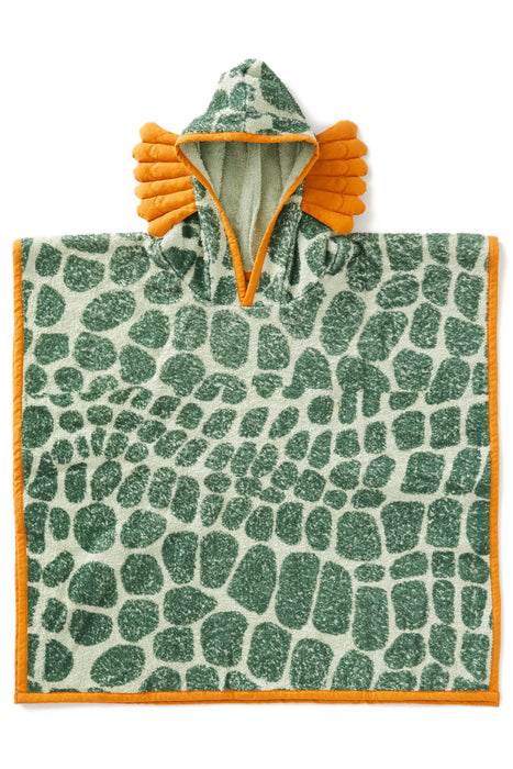 FIERCE CREATURE TOWEL  green/orange, one size 1
