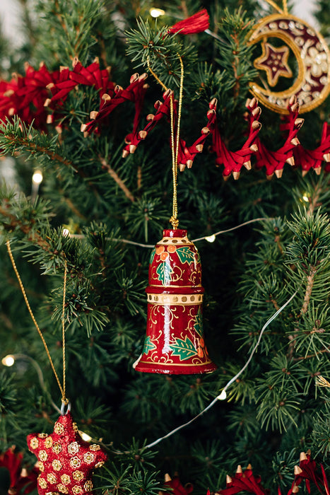 Holly Jolly Bell Ornament 2