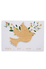 Peace Dove Ornament Card