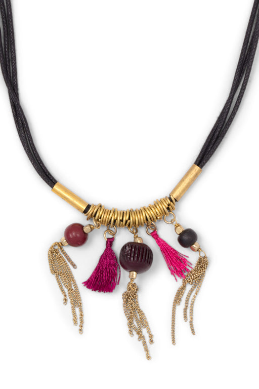 Tassels & Trim Necklace