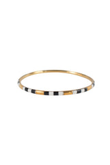 Short Stripes Bangle Bracelet