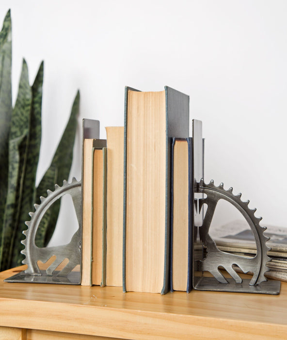 Turning Gears Bookends 2