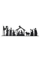 Silhouette Nativity